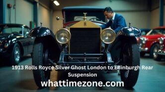 1913 Rolls Royce Silver Ghost London to Edinburgh Rear Suspension