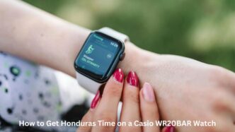 How to Get Honduras Time on a Casio WR20BAR Watch