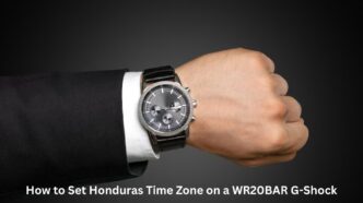 How to Set Honduras Time Zone on a WR20BAR G-Shock